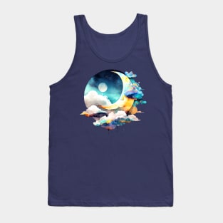 Rainbow Moon Tank Top